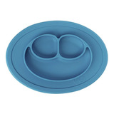 Plato Bowl De Silicona Ezpz Mini Mat 6m+ Color Blue