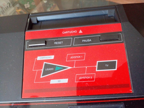Console Sega Master System + Pistolinha Light Phaser + Controle Original
