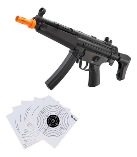 Marcadora Airsoft Eléctrica Hk Mp5 Kit Bbs 6mm Xchws C