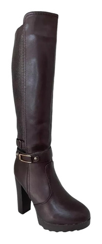 Bota Feminina Cano Longo Salto Alto Mooncity 73049