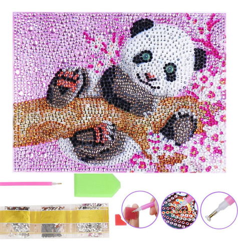 5d Diamond Painting Panda Diy Punto De Cruz Exquisito