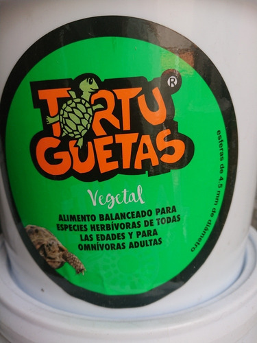 Tortuguetas Vegetal 1.5kg Excelente Alimento Para Tortugas M