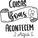 Adesivo Frases Positivas Coisas Boas 48x50cm