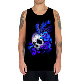 Camiseta Regata Arte Tumblr Esqueletos Caveira Ossos Moda 6