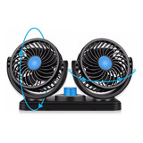 Ventilador Portátil De Doble Cabezal Car Air