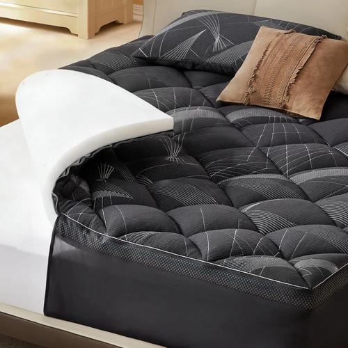 Cubre Colchone Espesado Individual+funda De Almohada*2