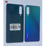 Tapa Trasera De Cristal C/adhesivo Para Huawei P30 Azul