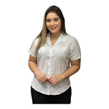 Camisa Manga Curta Feminina Xgg Plus Size Direto Da Fábrica