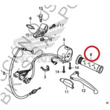 Manopla Puño Izquierdo Honda Cb 125 Twister - Power Bikes