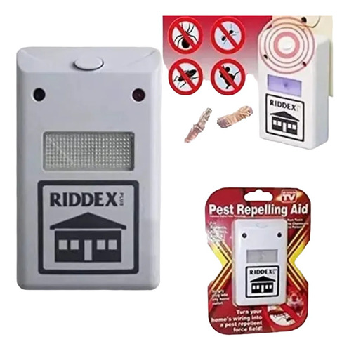 Repelente Riddex E Electrico Roedores Cucarachas Insectos