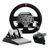 Joystick Volante Gaming Force Feedback Racing C/ Câmbio