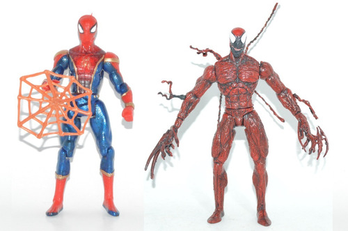 Figura Juguete Hombre Araña & Carnage Figura De Accion