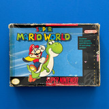 Super Mario World Snes Nintendo Original En Caja
