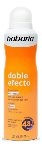 Desodorante Babaria Dermosensible Spray 200ml Aloe Fragancia Doble Effecto