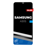 Pantalla - Display  Samsung A30s Con Marco Negro Oled A307g 