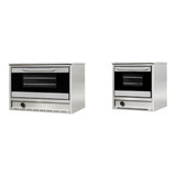 Horno A Gas Semi Industrial Luxe Con Puerta Vidrio 90 - Tst