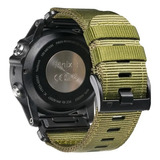 Nailon Corre Military Para Garmin Fenix7 7x Pro 6 6x Cor