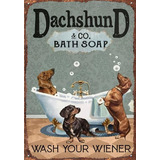 Dog Co. Jabón De Baño, Wash Your Weiner, Póster De P...