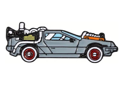 Pin Broche Metálico Retro Delorean Back To The Future