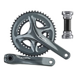 Plato Biela Shimano Claris R2000 50 / 34 8v Biplato Ruta 