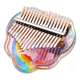 Kalimba Acrílico Mini 17 Teclas Vistoso Preciosa Kids 