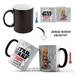 Mug Mágico Taza Personajes Star Wars Con Tu Nombre Colección