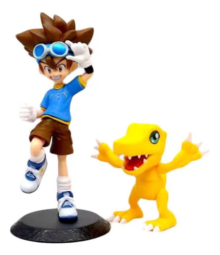 Action Figure Digimon Adventure Tai Kamiya E Agumon 