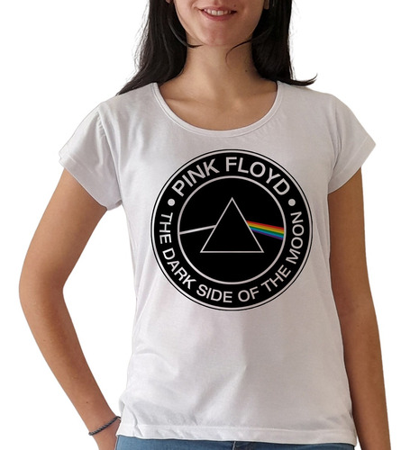 Remera Pink Floyd Dark Side Of The Moon Mujer Purple Chick