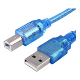 Cable Para Impresora Usb 10 Metros Calidad Blindado Azul