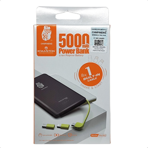 Power Bank Carregador Portátil Bateria Externa 5000mah Orig.