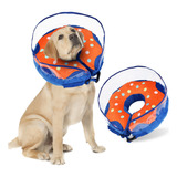 Cono Inflable Para Perros Medianos, Grandes Y Pequeños, Con