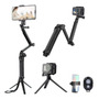 Selfie Stick Plegable De 3 Vías Para Gopro Selfie Stick Plegable De 3 Vías Para Gopro