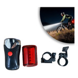 Kit Lanterna E Farol Bicicleta Luz Ultra Led A Prova D'água