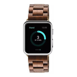 Malla Wood Madera Compatible Con Apple Watch
