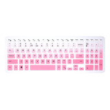 Protector De Teclado Degrade Rosa Para Dell Inspiron 15