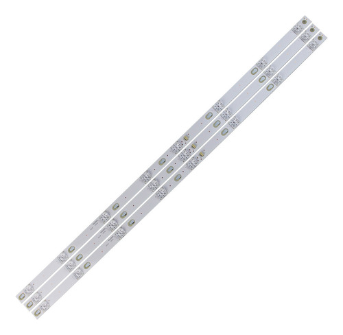 Kit 3 Barras De Led L43s4900fs L43s4900 43d2900 Novo