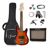 Kit Guitarra Eléctrica Junior Con Amplificador Bluetooth Y B