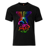 Remera Estampada Varios Diseños Pink Floyd Hongos