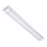 Lampada Led Slim Tubular Linear 120cm Com Base 6000k  40w Cor Da Luz Branco-frio 110v/220v