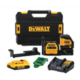 Nivel Laser Dewalt Linea Cruzada+ Batería+ Cargador+ Maleta