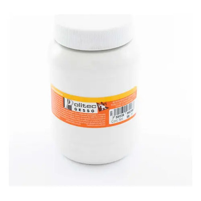 Gesso Acrílico Politec Blanco 500ml Para Tela y Madera Mate | MercadoLibre