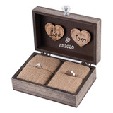 Y&k Homish Caja Para Anillos De Boda Cajas Únicas Y Porta An