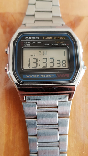Relógio Digital Casio Unissex Vintage A158w