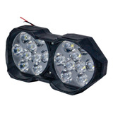 Faro Led Auxiliar Doble Proyector Moto/auto/off-road