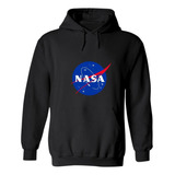 Sudadera Deportiva Hombre Hoodie Nasa Logo