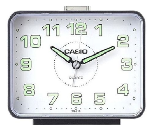 Reloj Despertador Casio Tq-218-1b Quartz Original