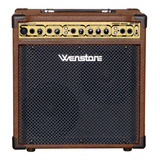 Amplificador Wenstone Kba-328 Multipropósito De 30w Color Marrón 220v