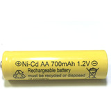 700 Mah Aa Nicd 1 2 V Baterias Recargables Ni-cd Solar De J