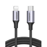 Cable Ugreen Carga Rápida Usb C Lightning Para iPhone iPad M