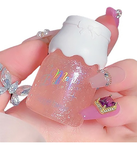 Gloss Brilho Labial Menina Gege Bear Infantil Glitter Fofo